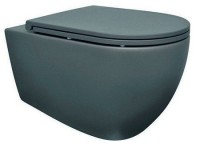 Унитаз ISVEA Infinity Vortex (смыв торнадо), подвесной ШГВ 365*530*400 цвет изумрудный матовый 10NF02003-2P