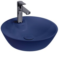 Раковина ISVEA SistemaY Soft накладная ШГВ 450*450*120 отверстия для смесителя 1 цвет синий матовый 10SY65045-2Z