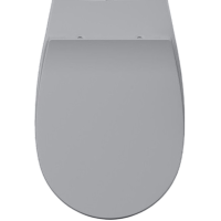 Сиденье для унитаза ISVEA Sentimenti Neo 40D10 с крышкой цвет серый бетон матовый 40D10547I-S