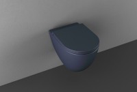Унитаз ISVEA Infinity Vortex (смыв торнадо), подвесной ШГВ 365*530*400 цвет синий матовый 10NF02003-2Z