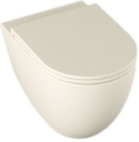 Унитаз ISVEA Infinity Vortex (смыв торнадо), подвесной ШГВ 365*530*400 цвет слоновая кость матовый 10NF02003-2K