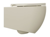 Унитаз ISVEA Infinity Vortex (смыв торнадо), подвесной ШГВ 365*530*400 цвет слоновая кость матовый 10NF02003-2K