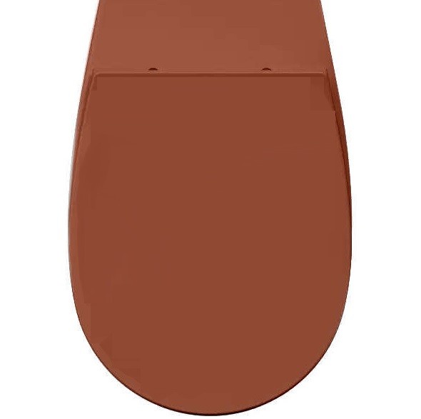 Сиденье для унитаза ISVEA Sentimenti Neo 40D10 с крышкой цвет терракотовый матовый 40D10548I-S
